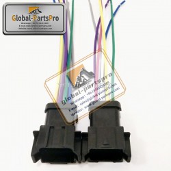 010105 Caterpillar 320C Motor Plug 8pin Wires High Quality