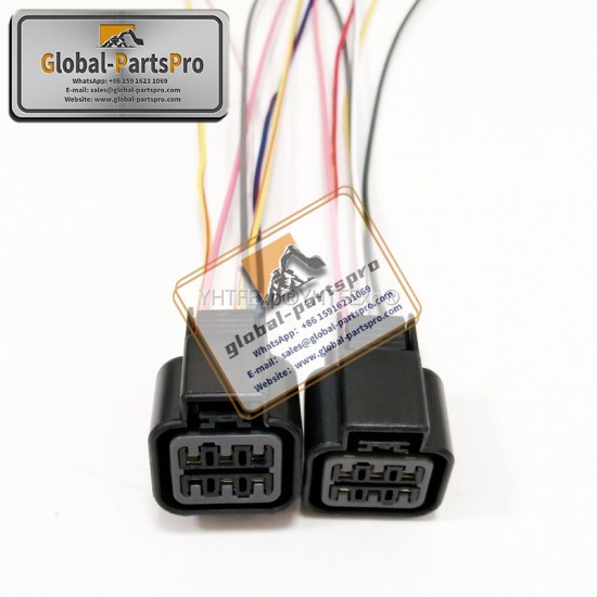 010233 Kobelco 350-6E Electronic Oil Pump Female Plug (6 Wires)  High Quality