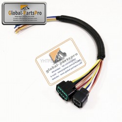 010237 Kobelco 350-6E Electronic Oil Pump Female Plug Wiring Harness High Quality