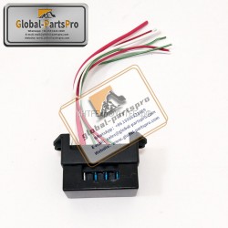 010017 Komatsu -6 Hand Pull Throttle Fuse Box 6 Wires