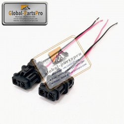 010022 （Original New) Komatsu-6 Solenoid Valve Plug 2 Wires