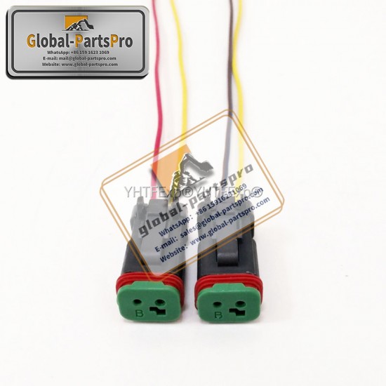 010023 Komatsu-7 Solenoid Valve Plug 2 Wires
