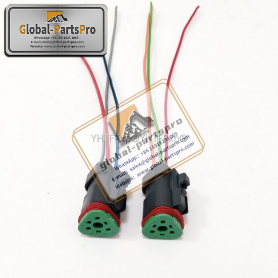 010026 Komatsu-7 Throttle Motor Plug 3 Wires