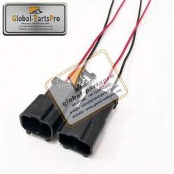 010028 Komatsu-6 Solenoid Valve Plug 2 Wires