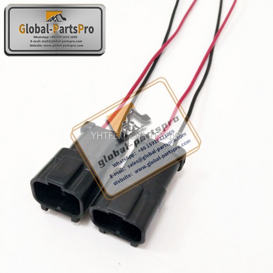 010028 Komatsu-6 Solenoid Valve Plug 2 Wires