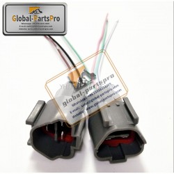 010029 komatsu-6 throttle motor plug 3 wires