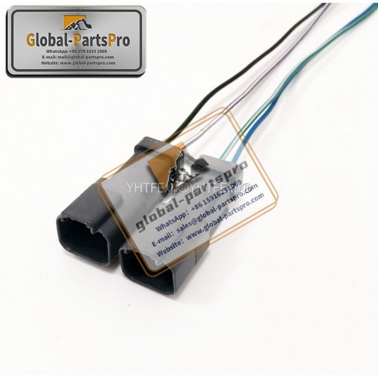 010031 komatsu-7 Solenoid valve plug 2 wires