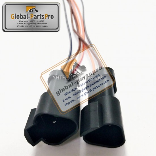 010032 komatsu-7 throttle motor plug 3 wires