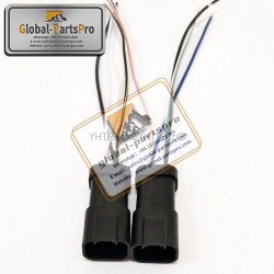 010033 komatsu-7 throttle motor plug 4 wires